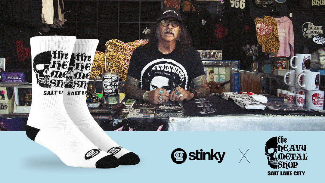 The Heavy Metal Shop x Stinky Socks